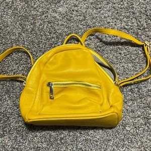 Mini yellow backpack